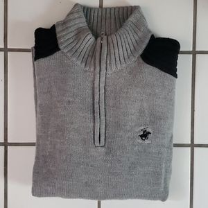 Beverly Hills Polo Club Men's Color Block Sweater